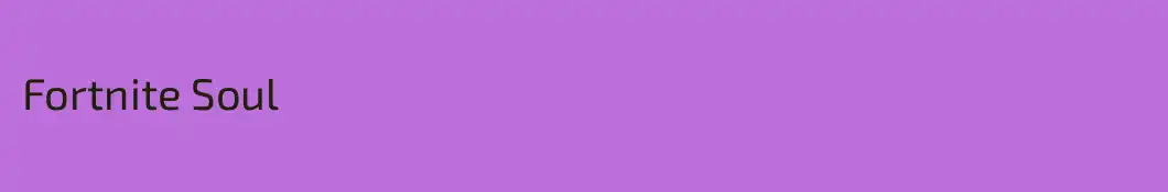 Fortnite Soul